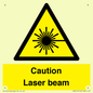 WV5413: Caution Laser beam