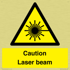 WV5413: Caution Laser beam