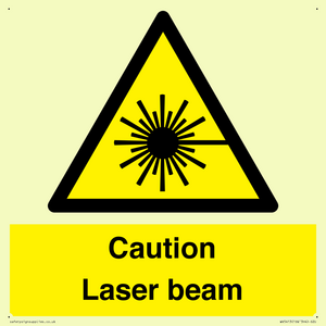 WV5413: Caution Laser beam