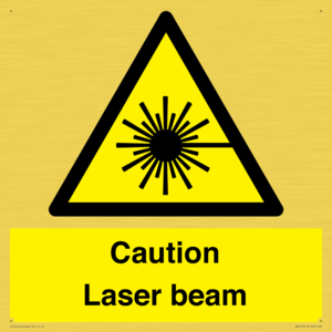 WV5413: Caution Laser beam