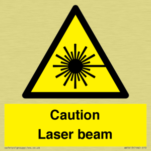 WV5413: Caution Laser beam