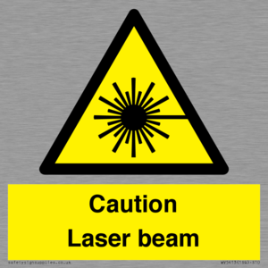 WV5413: Caution Laser beam