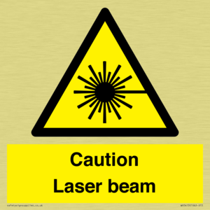 WV5413: Caution Laser beam
