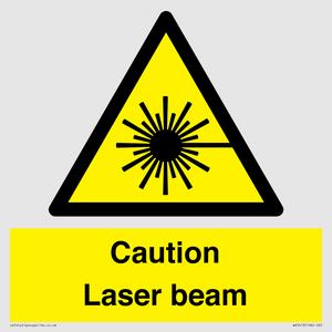 WV5413: Caution Laser beam