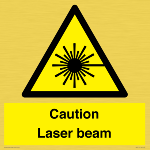 WV5413: Caution Laser beam