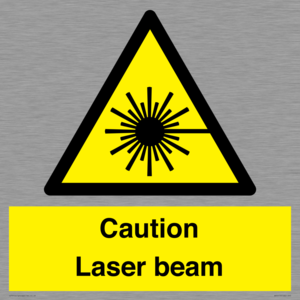 WV5413: Caution Laser beam