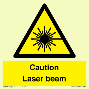 WV5413: Caution Laser beam