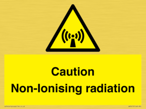 WV5415: Caution Non-Ionising radiation