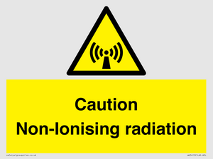 WV5415: Caution Non-Ionising radiation