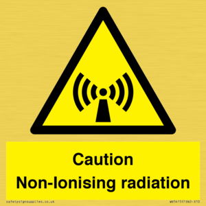 WV5415: Caution Non-Ionising radiation