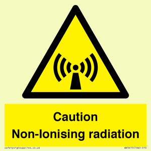 WV5415: Caution Non-Ionising radiation