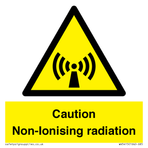 WV5415: Caution Non-Ionising radiation