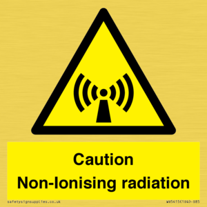WV5415: Caution Non-Ionising radiation