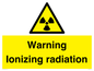 WV5441: Warning Ionizing radiation