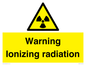 WV5441: Warning Ionizing radiation