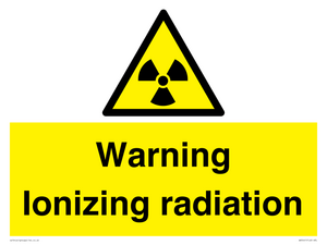 WV5441: Warning Ionizing radiation