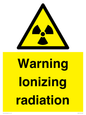 WV5441: Warning Ionizing radiation