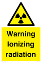 WV5441: Warning Ionizing radiation