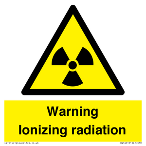 WV5441: Warning Ionizing radiation