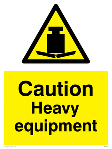 WV5443: Caution Heavy equipment