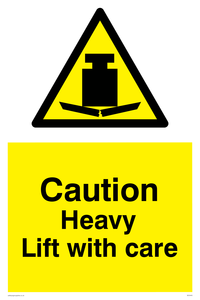 WV5445: Caution Heavy lift with care