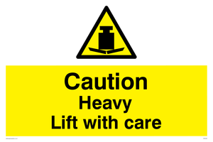 WV5445: Caution Heavy lift with care
