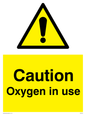 WV5451: Caution Oxygen in use