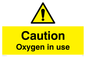 WV5451: Caution Oxygen in use