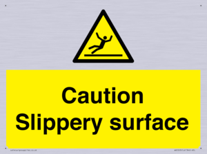 WV5503: Caution Slippery surface
