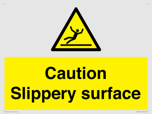 WV5503: Caution Slippery surface