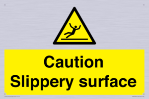 WV5503: Caution Slippery surface