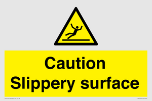 WV5503: Caution Slippery surface