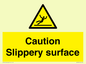 WV5503: Caution Slippery surface