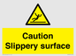 WV5503: Caution Slippery surface