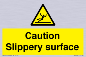 WV5503: Caution Slippery surface