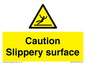 WV5503: Caution Slippery surface