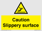 WV5503: Caution Slippery surface