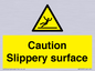 WV5503: Caution Slippery surface