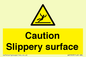 WV5503: Caution Slippery surface