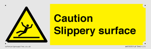WV5503: Caution Slippery surface