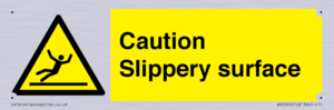 WV5503: Caution Slippery surface