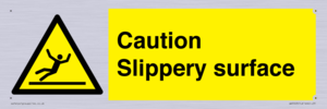 WV5503: Caution Slippery surface