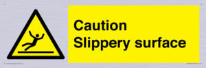 WV5503: Caution Slippery surface