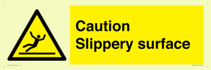WV5503: Caution Slippery surface