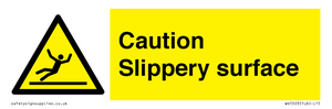 WV5503: Caution Slippery surface