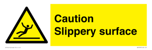 WV5503: Caution Slippery surface