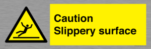 WV5503: Caution Slippery surface