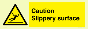 WV5503: Caution Slippery surface