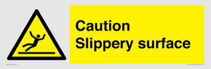 WV5503: Caution Slippery surface