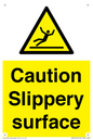WV5503: Caution Slippery surface